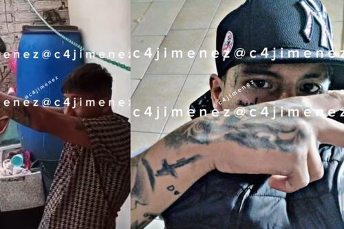 ¡Balas al aire! Graban a asaltante disparando desde el techo en Azcapotzalco