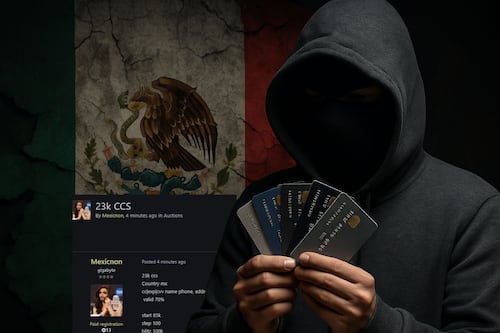 ¡Alerta! Hackers venden 23 mil tarjetas bancarias de mexicanos en foro ruso de la dark web