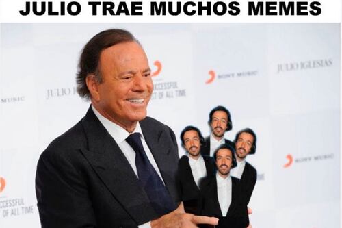 ¡Llegó julio! Invasión de memes al estilo Julio Iglesias