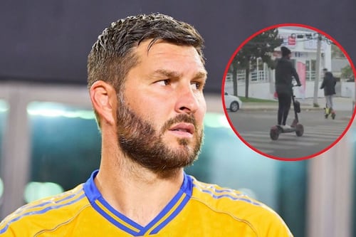Video capta susto de Gignac tras casi ser atropellado en scooter