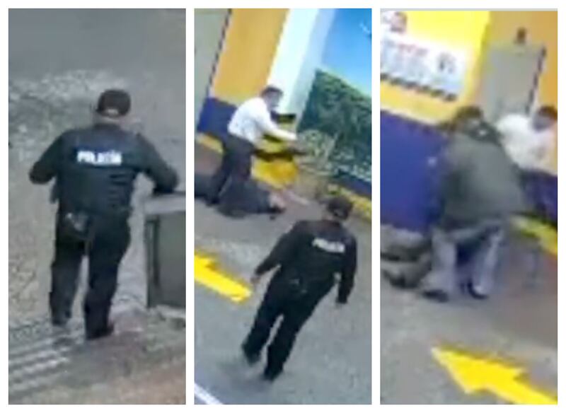 El policía participó en la agresión que le provocó la muerte al hombre. (Especial)