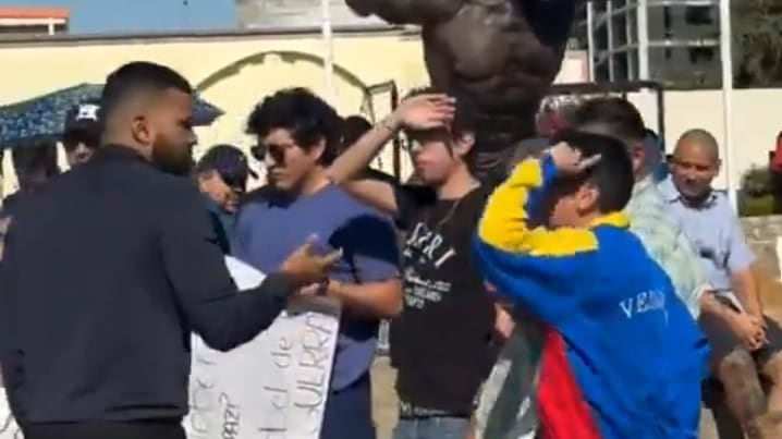 El momento fue viralizado a través de redes sociales.