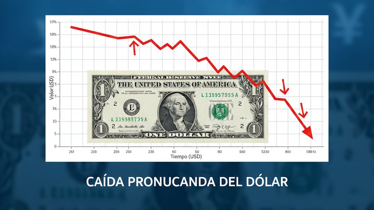 El dólar se debilitó por señales de enfriamiento económico en Estados Unidos y crecientes apuestas a nuevos recortes de tasas.