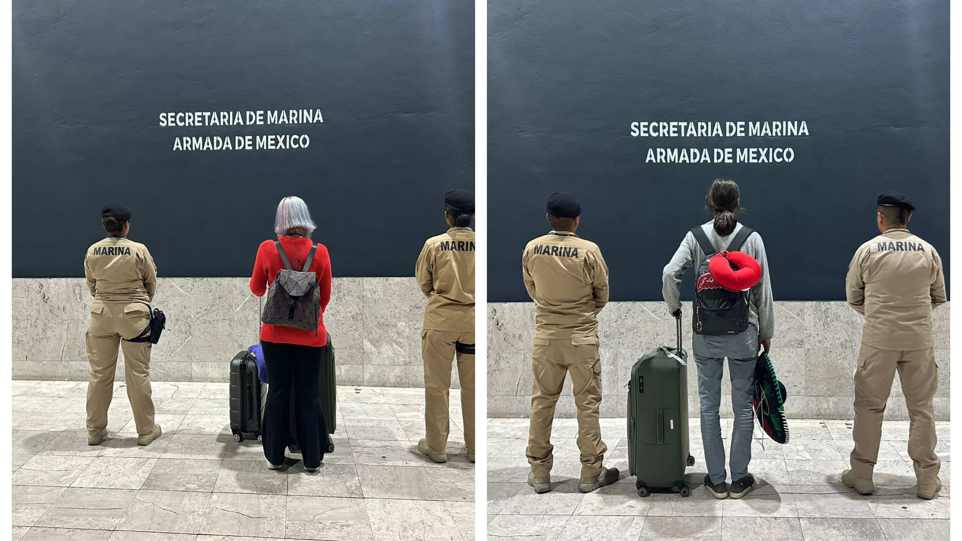 Rumanos detenidos en el AICM