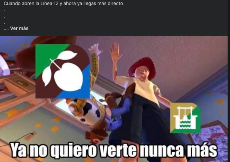 Memes por la reapertura de la Línea 12 del Metro.