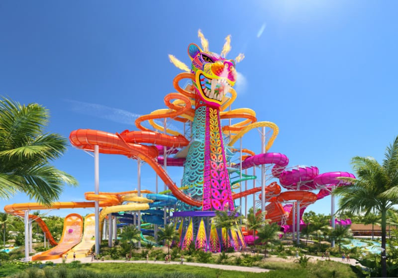 El nuevo parque acuático Perfect Day México abrirá en 2027 en la Costa Maya, al sur de Quintana Roo.