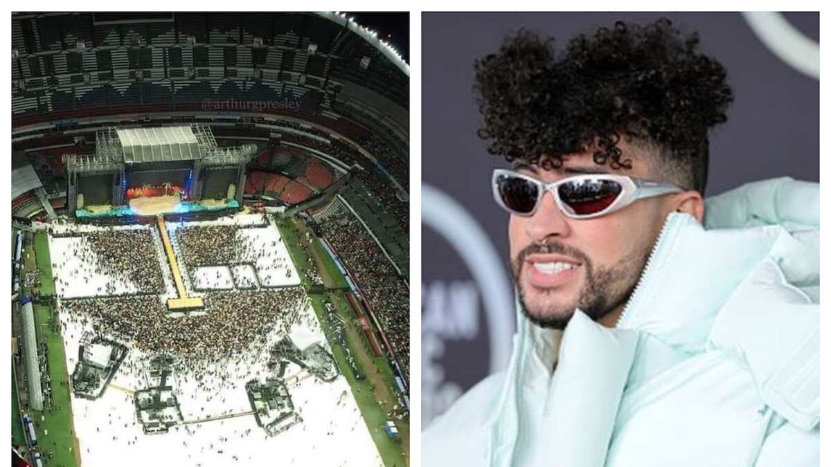 El Estadio Azteca no se llenó por los problemas en los accesos. (Getty Images)