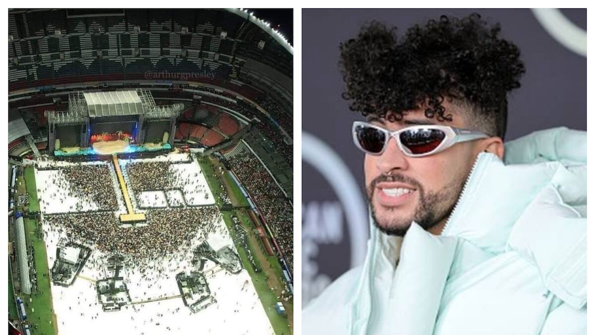 El Estadio Azteca no se llenó por los problemas en los accesos. (Getty Images)