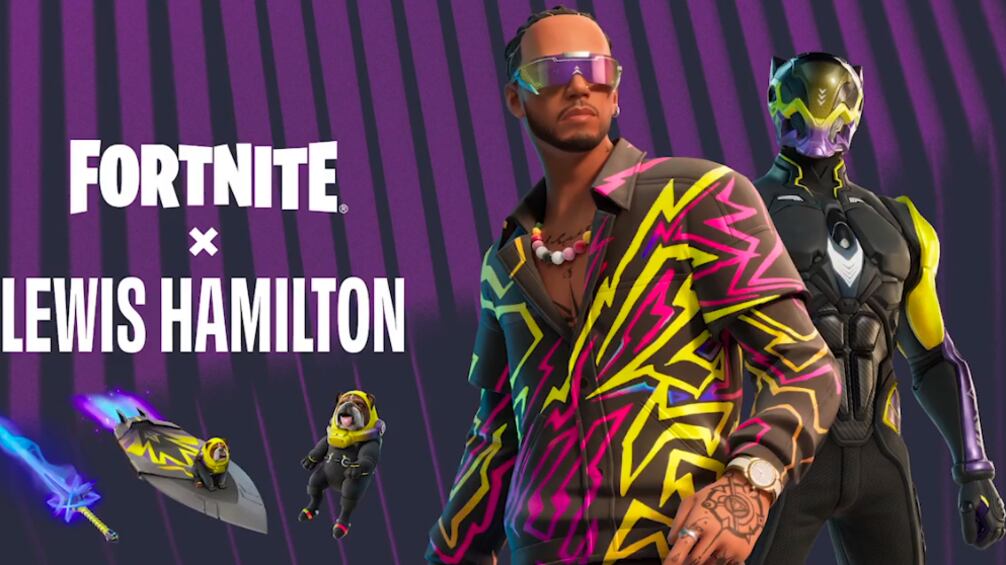 Lewis Hamilton se une a Fortnite.