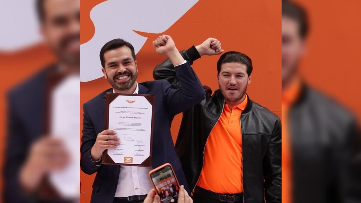 Jorge Álvarez Máynez y Samuel García.