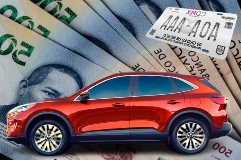 ¿Es tu primer carro? Esto cuestan las placas y tenencia de un auto nuevo en CDMX