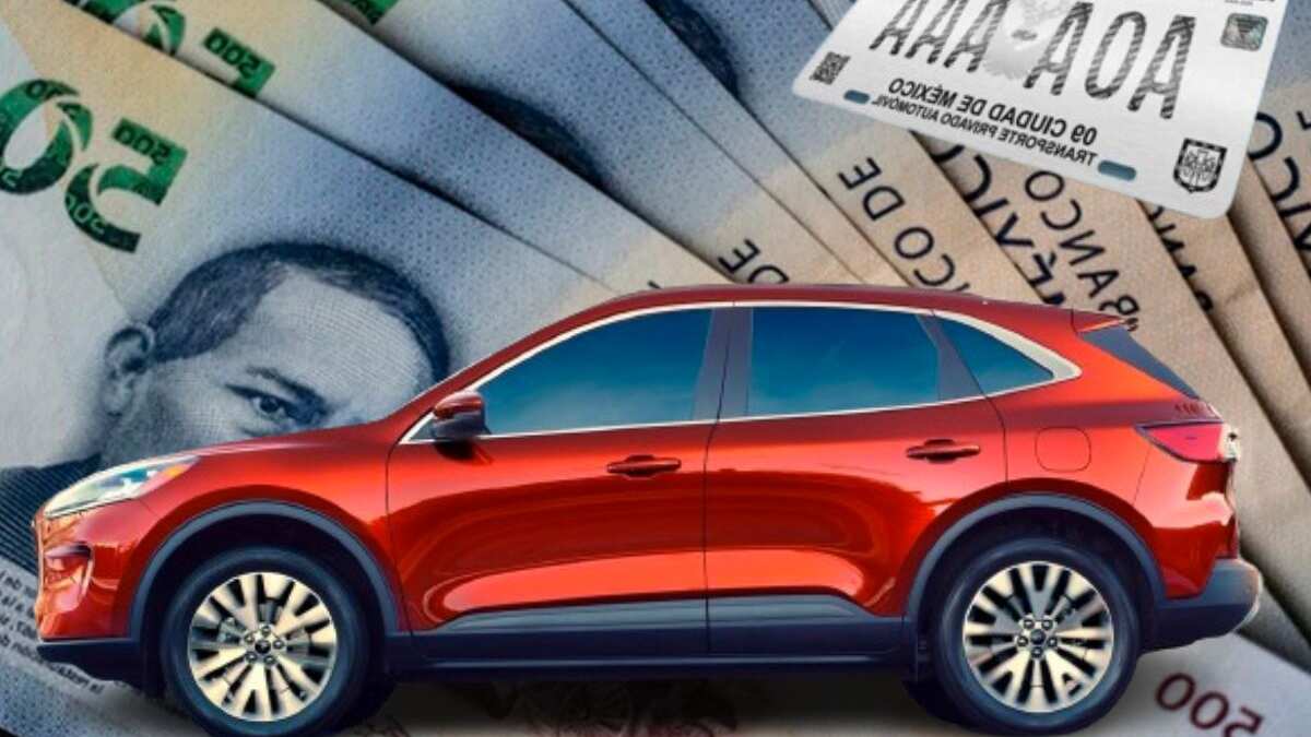 ¿Es tu primer carro? Esto cuestan las placas y tenencia de un auto nuevo en CDMX