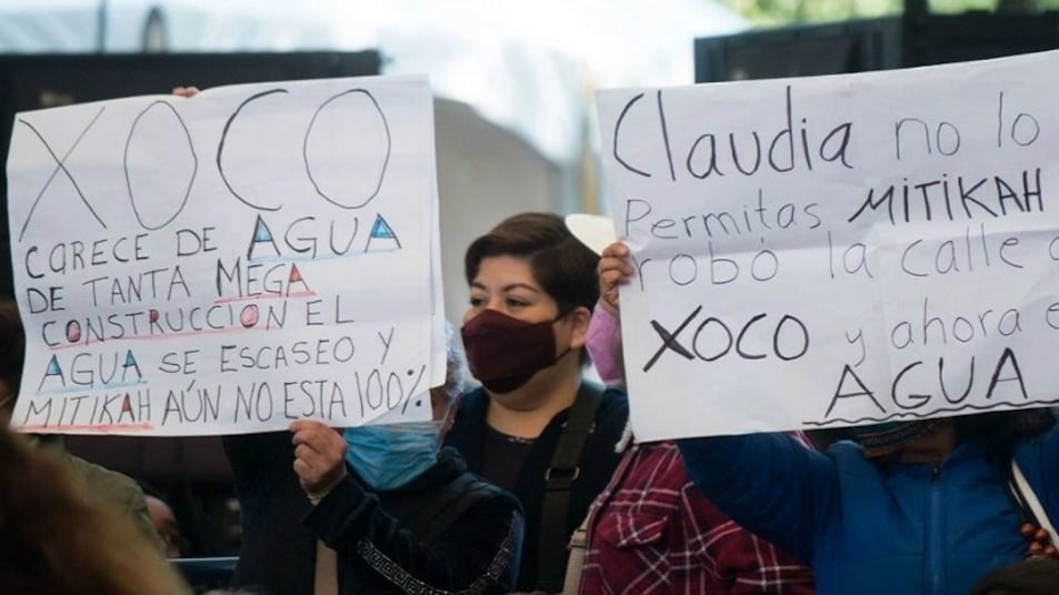 Habitantes del pueblo de Xoco piden a gobierno capitalino atender desabasto de agua en el Pueblo de Xoco.