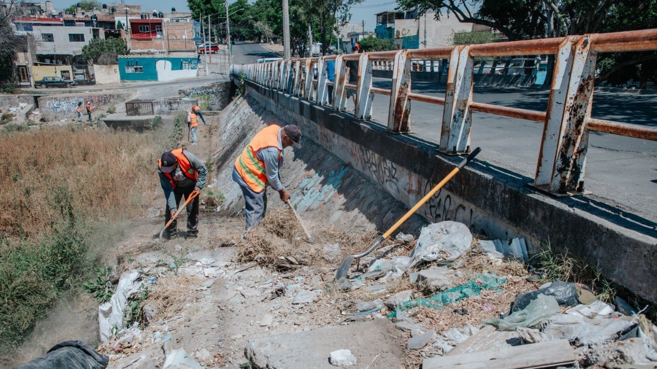 Mil 700 toneladas de residuos han sido retiradas en Guadalajara para prevenir inundaciones. IMAGEN ILUSTRATIVA/ GOBIERNO DE GUADALAJARA
