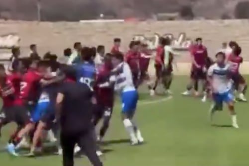 Escándalo: Jugadores de Rayados y Atlas Sub-21 protagonizan brutal pelea campal