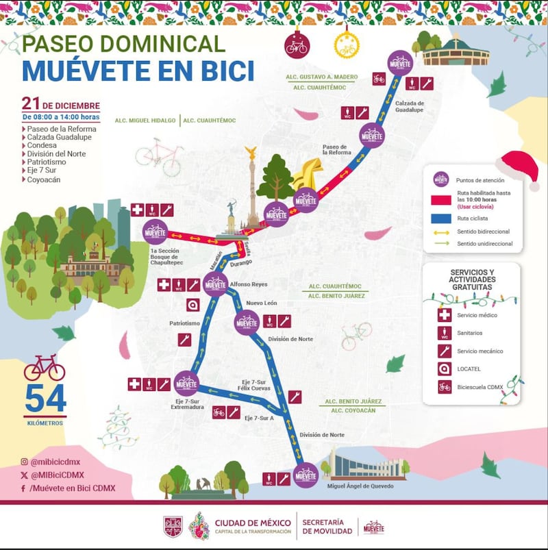 Ruta Paseo Dominical