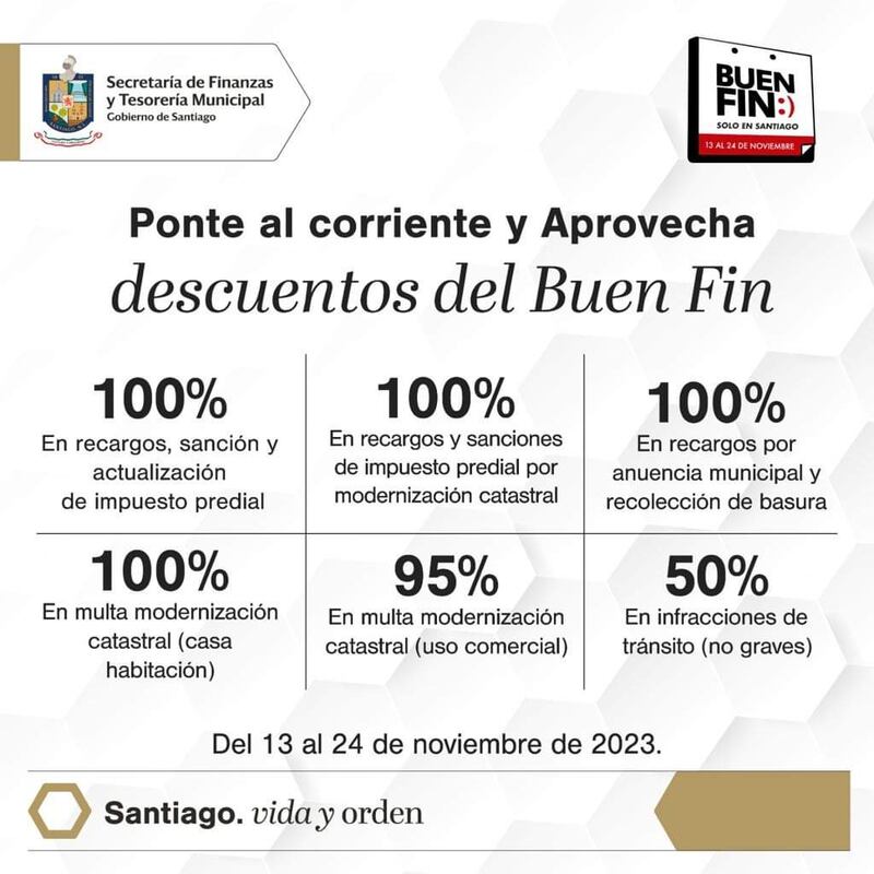Santiago también tiene muchas promociones.