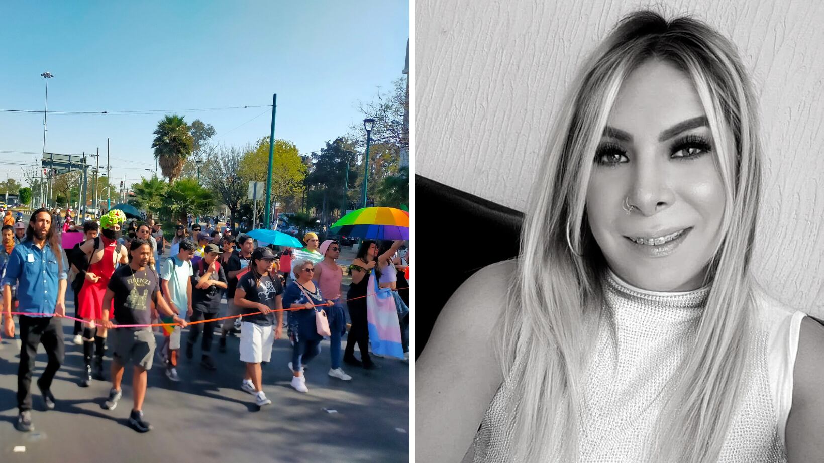 El contingente exige a las autoridades que se garantice la seguridad de la comunidad LGBT+ en la demarcación