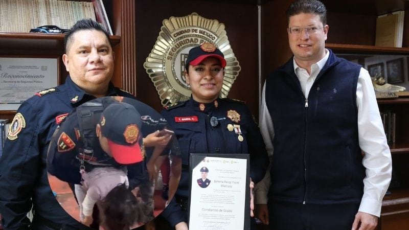 Policía que salvó a bebé en Metro Merced recibe ascenso