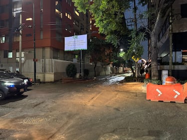 Enormes baches convierten calles de Polanco en una 'zona de guerra'