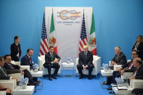 Peña Nieto no escuchó a Trump decir que México pagará el muro: Videgaray