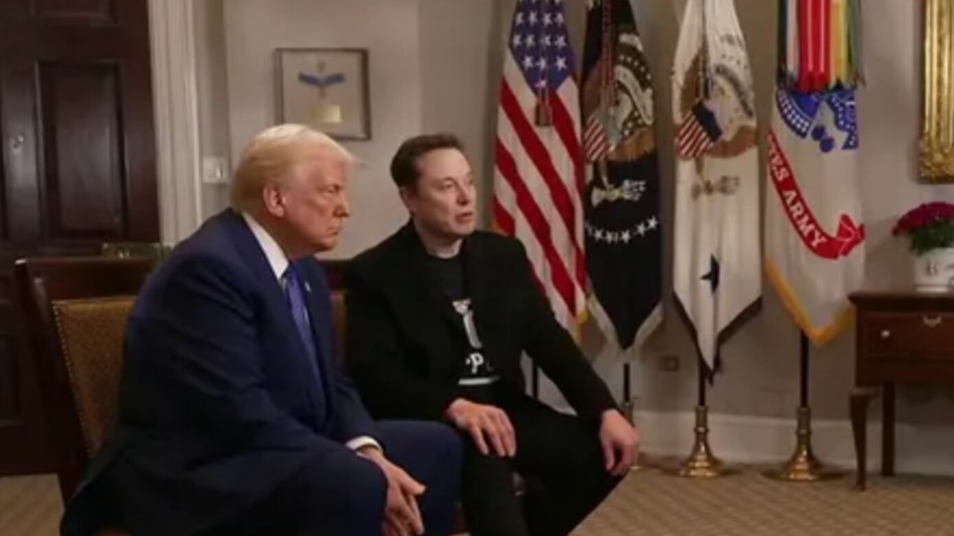 Fox News reúne por primera vez a Trump y Musk en una charla conjunta.