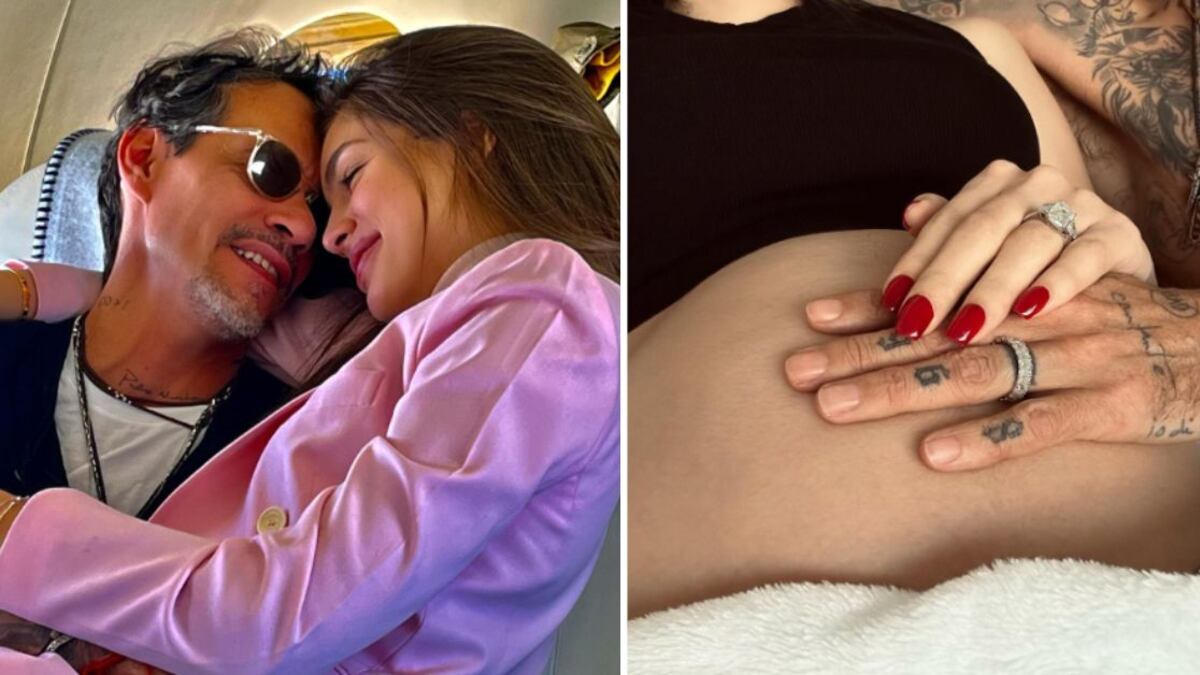 Las fotos más criticadas de Marc Anthony y Nadia Ferreira