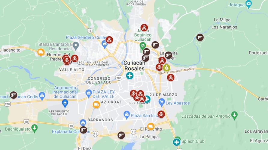 Sinaloa Google Maps