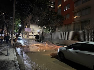 Enormes baches convierten calles de Polanco en una 'zona de guerra'