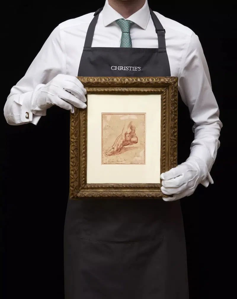 Una pieza hasta ahora desconocida de Miguel Ángel Buonarroti se vendió por la cifra asombrosa de 27,2 millones de dólares en Christie’s, en Nueva York. Foto: Christie's.