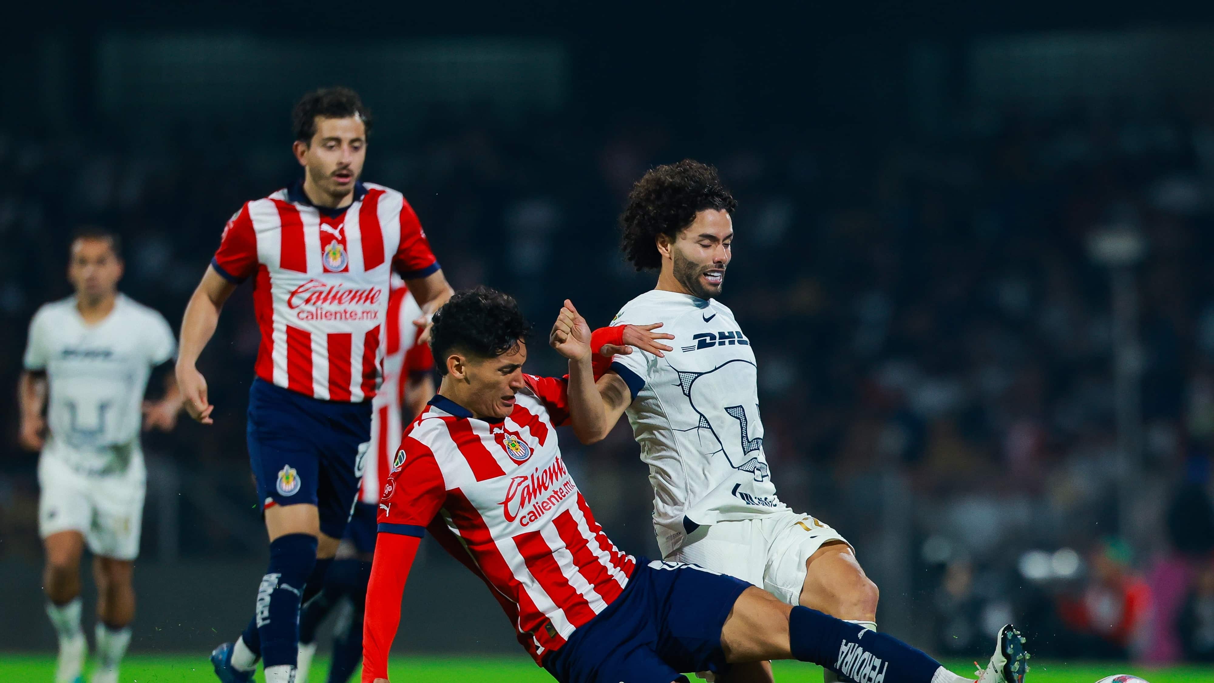 Pumas goleó a Chivas en su último enfrentamiento.
