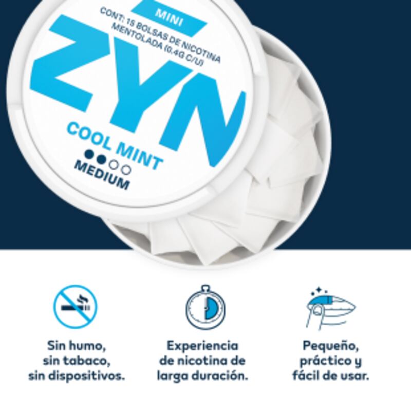 ZYN, nicotina, tabaco
