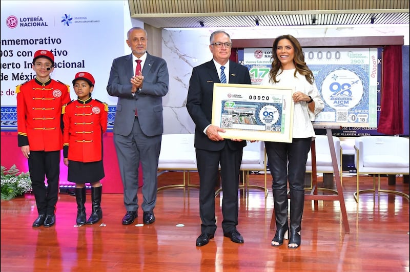 Lotenal billete de lotería AICM