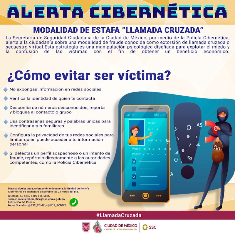 Estafa por Llamada cruzada