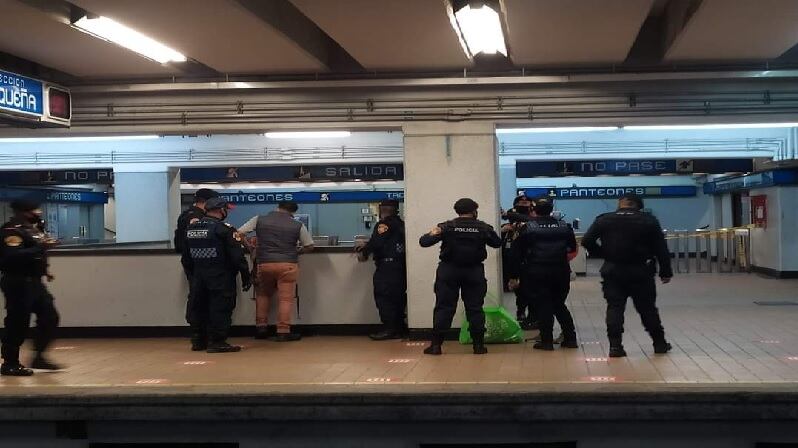 Vagoneros Metro detenidos