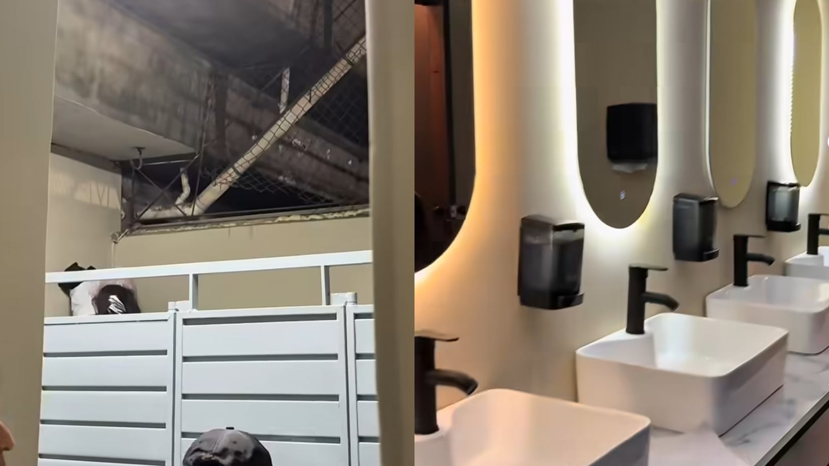 Baños del Estadio Azteca.