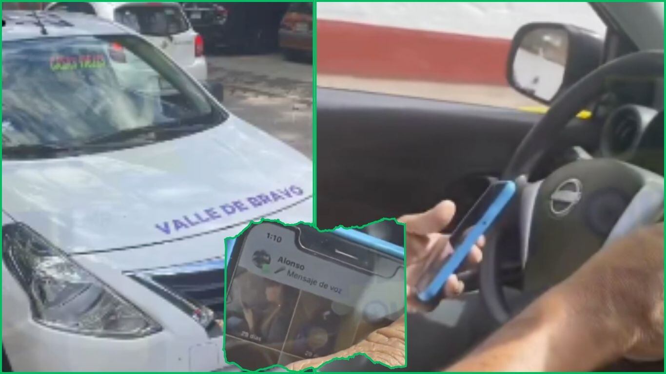 taxista que tomó fotos a usuaria en Valle de Bravo