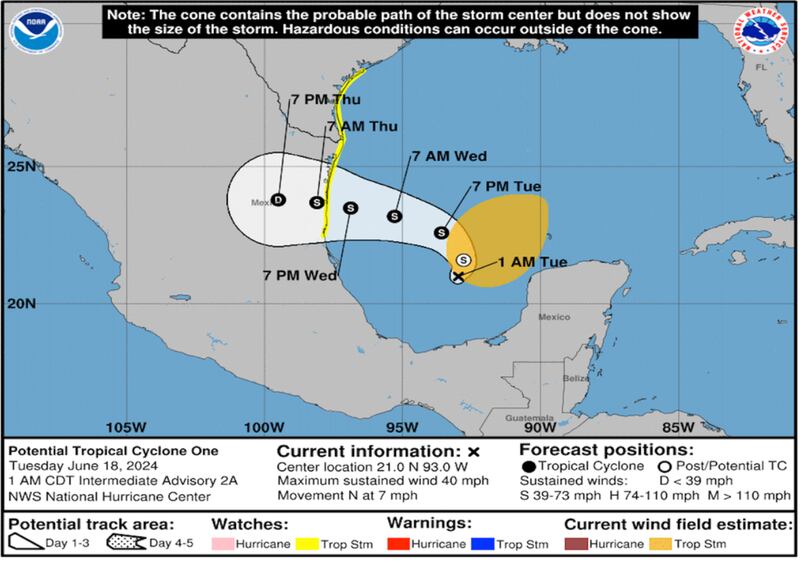 Ciclón Tropical Uno