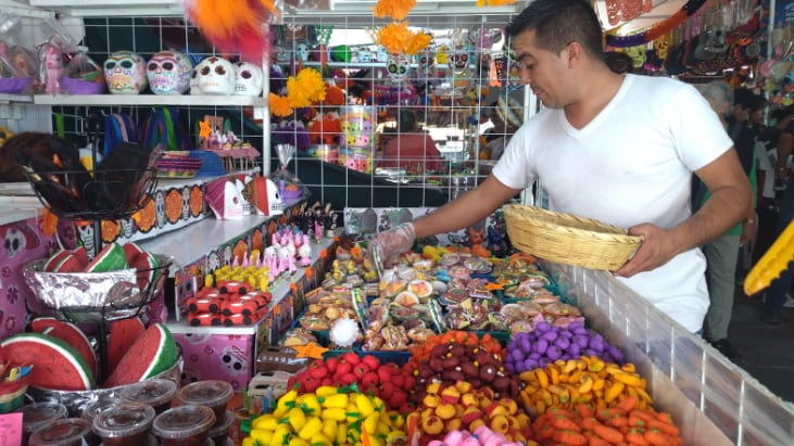 Ricos alfeñiques en el centro de León