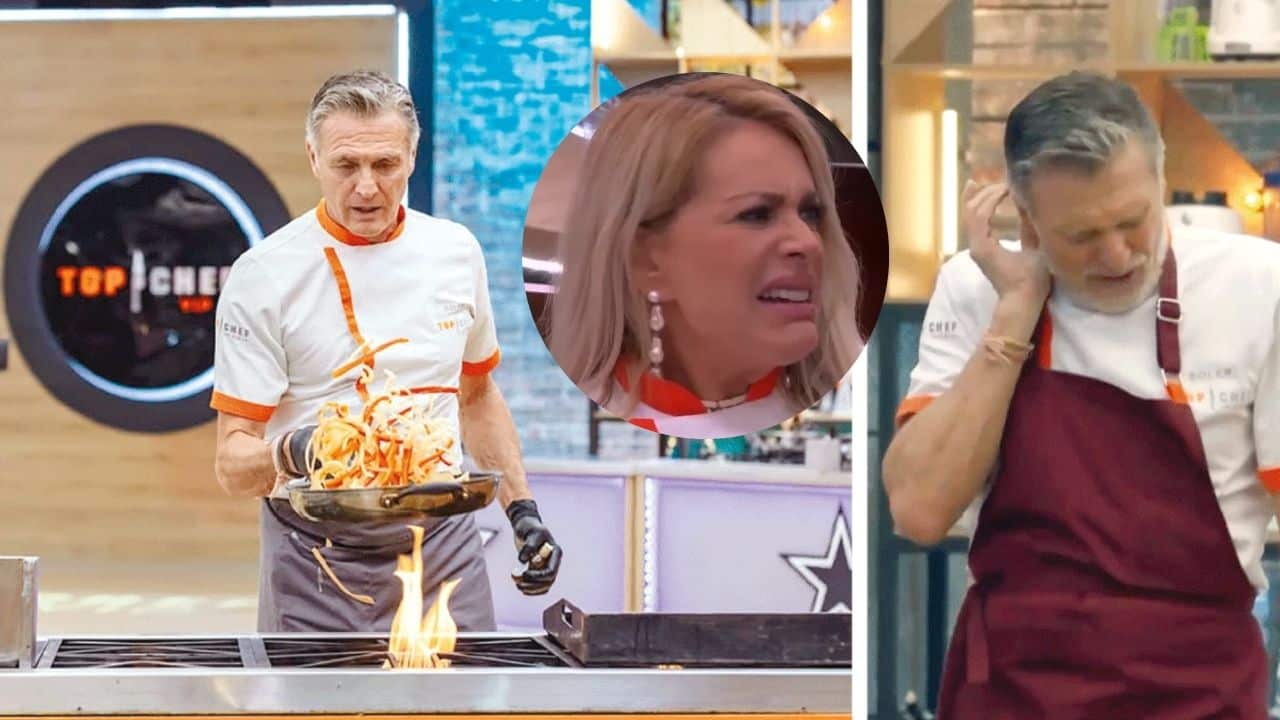 El actor desmintió haber salido de Top Chef VIP tras haber sufrido un preinfarto.