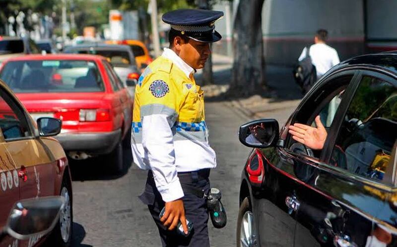 Policía de tránsito CDMX