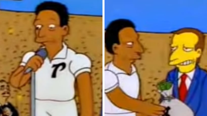 Así fue la aparición de Pelé en Los Simpson