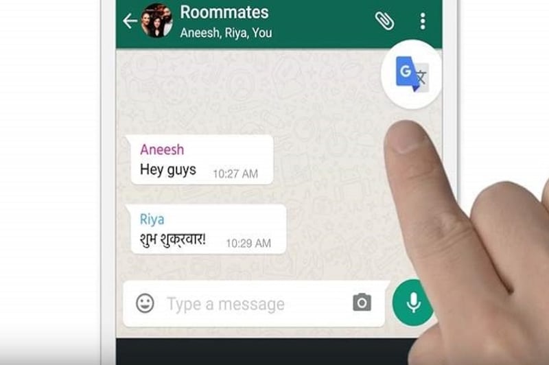 WhatsApp traducción chats