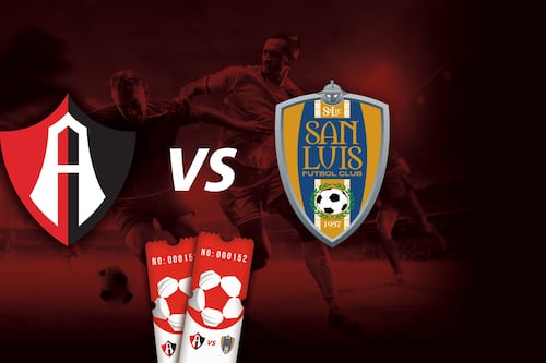 Atlas vs San Luis, te regalamos boletos.