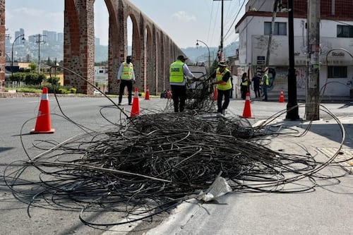 Retiran 25 toneladas de cables basura en la capital