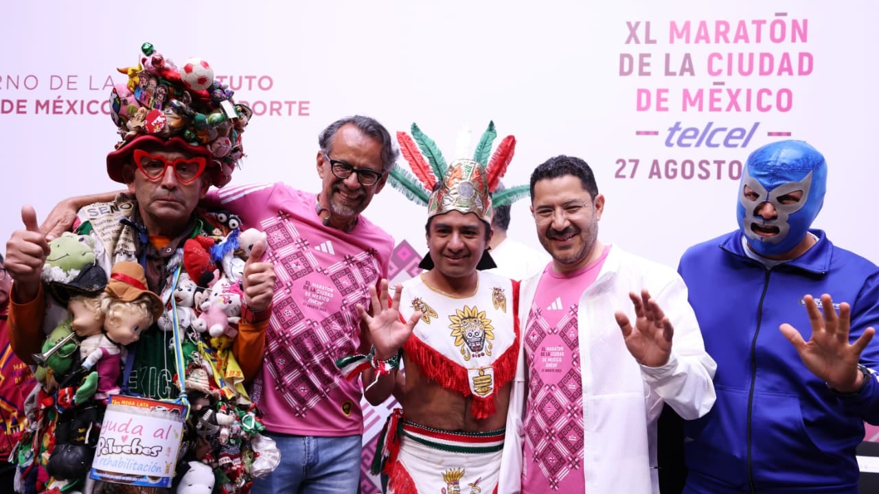 Gobierno capitalino presenta la edición 40 del Maratón de la CDMX.