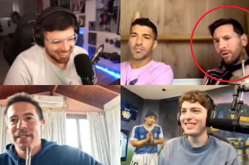 Video: Lionel Messi debuta como streamer junto a La Cobra y Davoo Xeneize