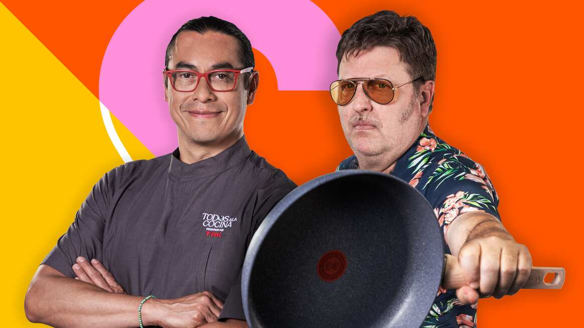 Chef Carlos Gaytán y Adrián Herrera.  / Foto: Cortesía.