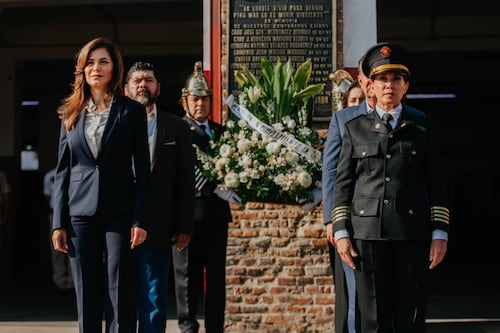 22 de abril “es una herida abierta”: Verónica Delgadillo, en homenaje a bomberos caídos