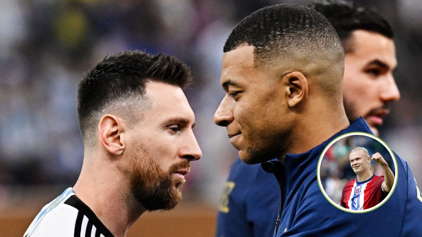 Messi y Mbappé